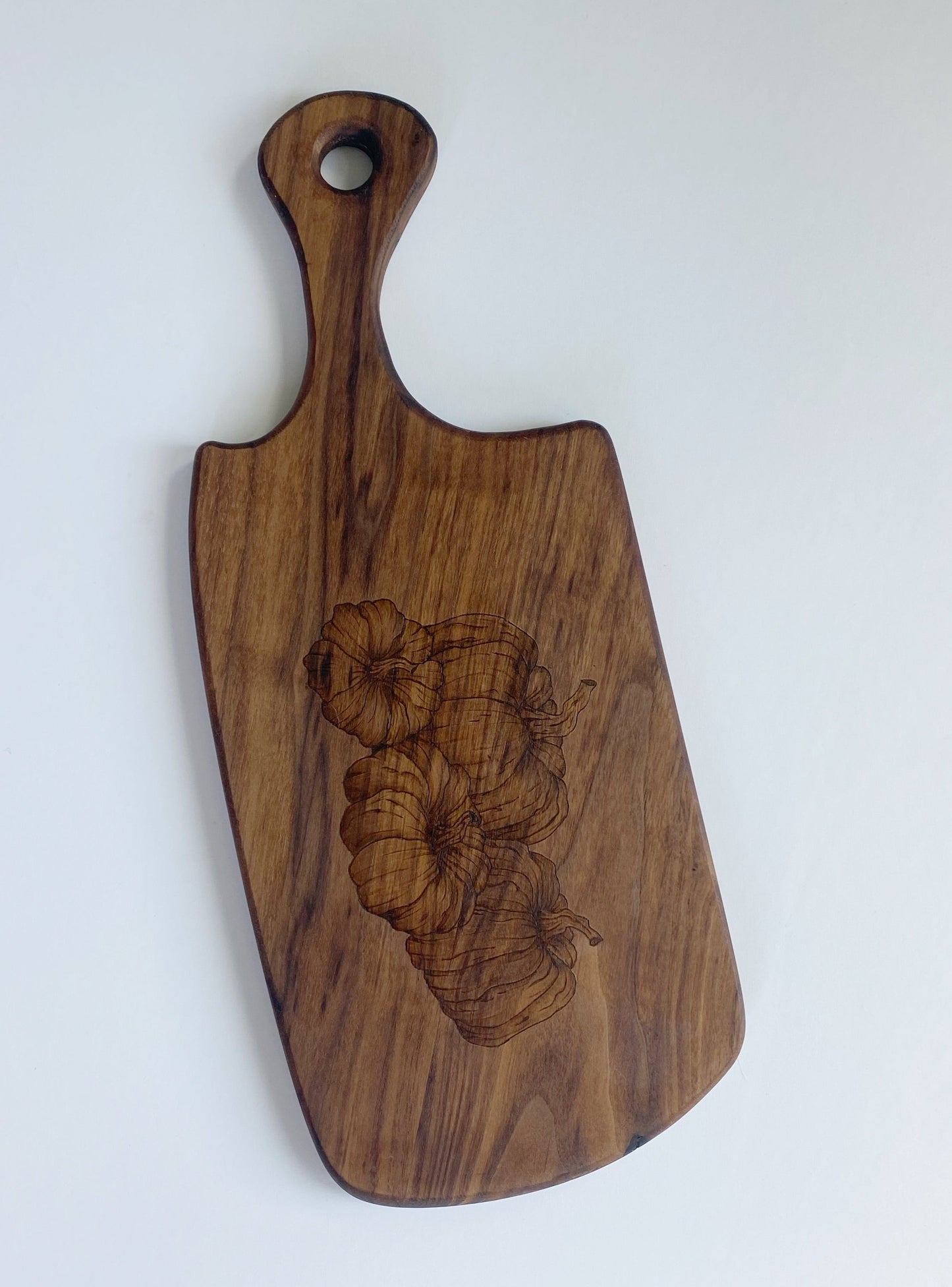 Wood Burned Pumpkin Charcuterie Board