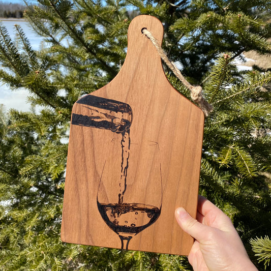 Wine Time Serving Board